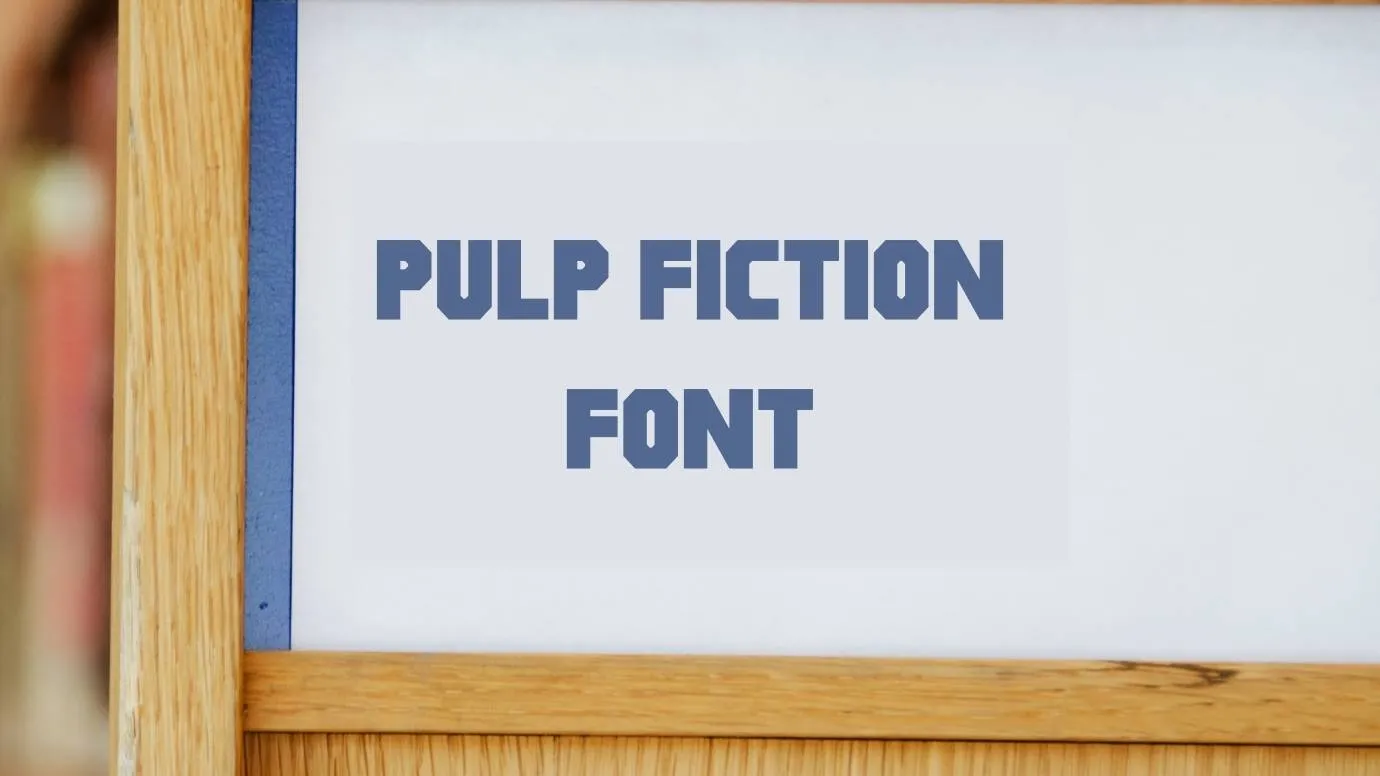 Pulp Fiction Font