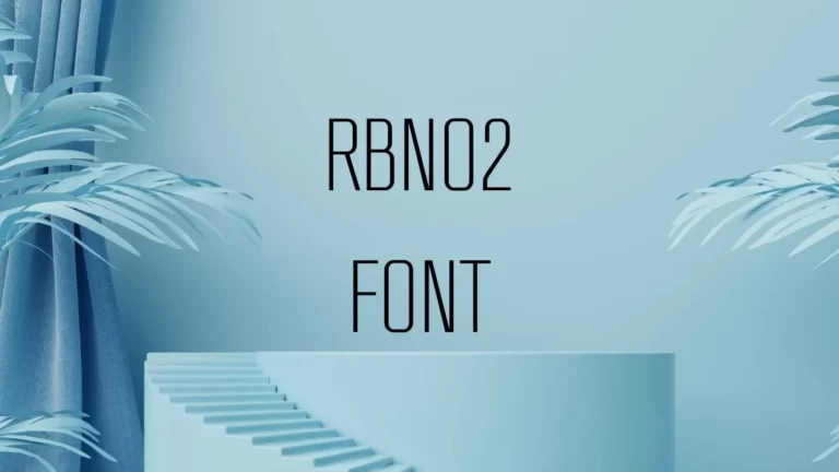 Rbno2 Font