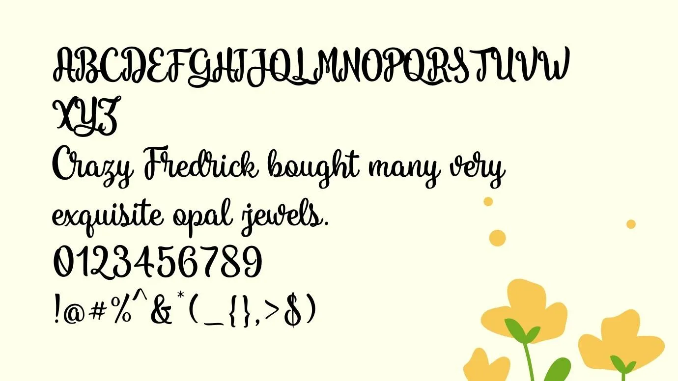 Vanilla Daisy Font