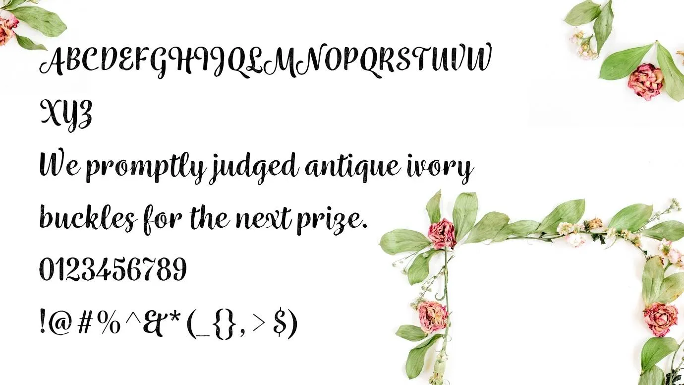 Wreath Font