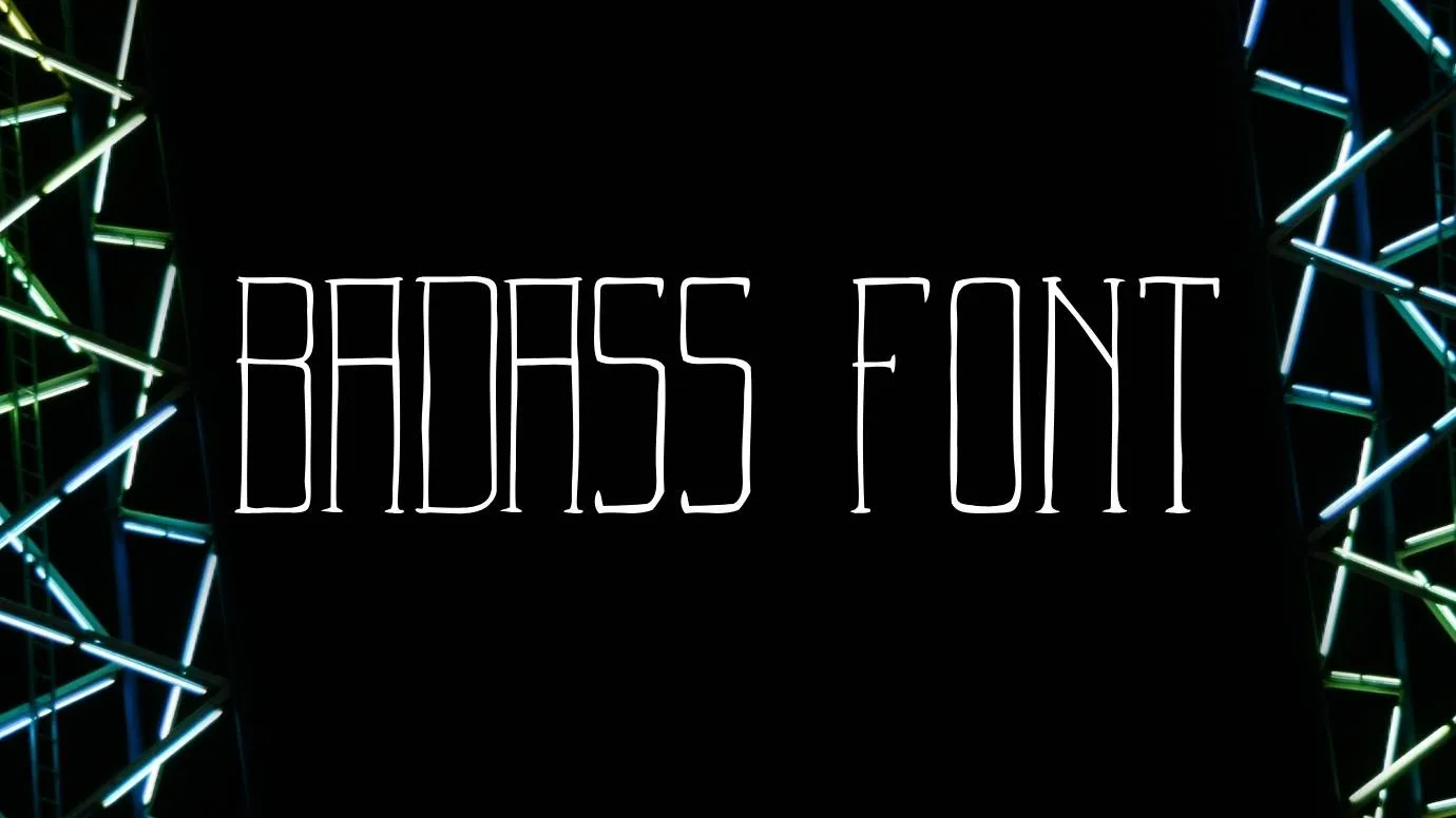 Badass Font