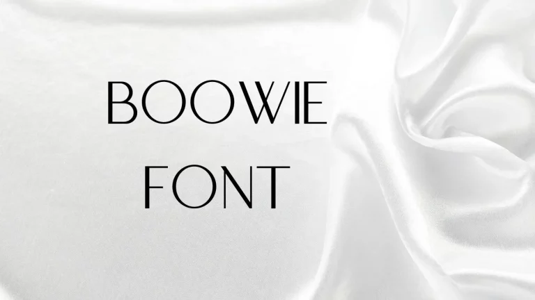 Boowie Font