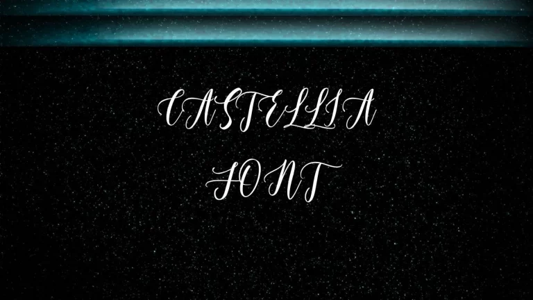 Castellia Font