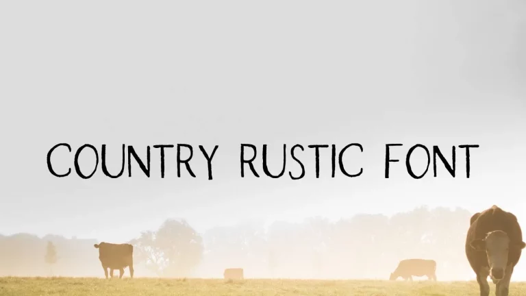 Country Rustic Font
