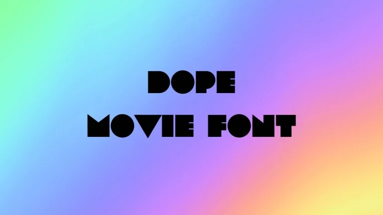Dope Font