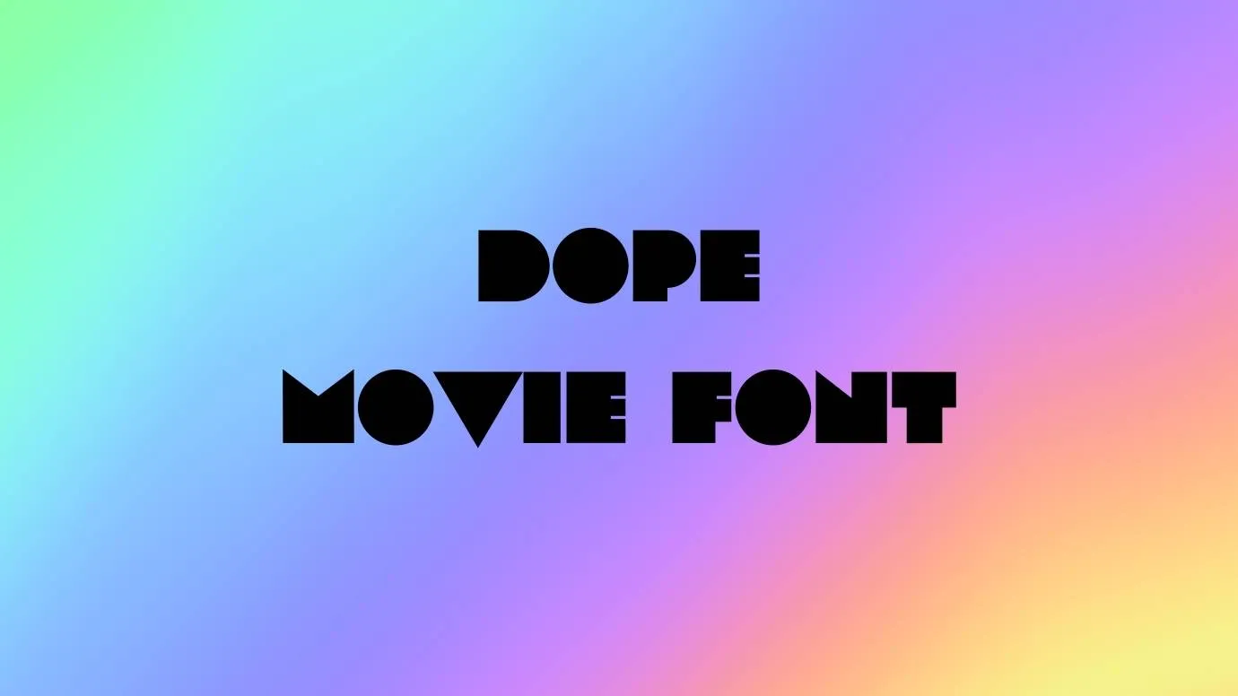 Dope Font