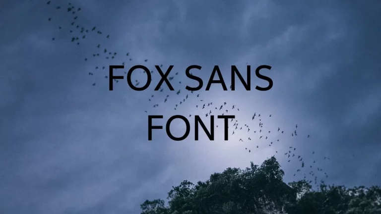 Fox Sans Font