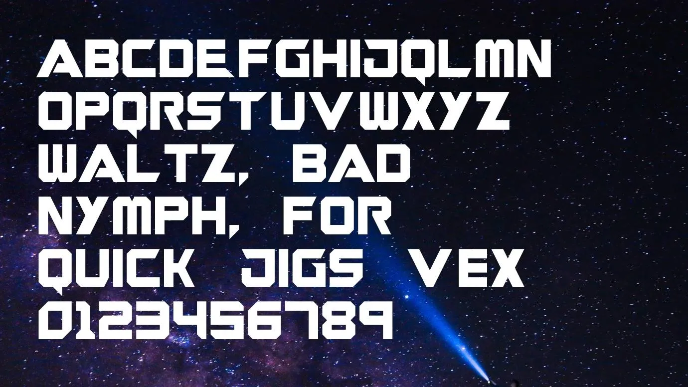 Guardians of the Galaxy 2 Font