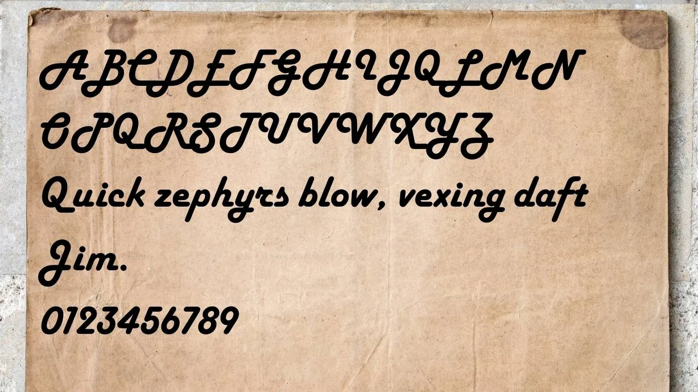 Harlow Solid Font
