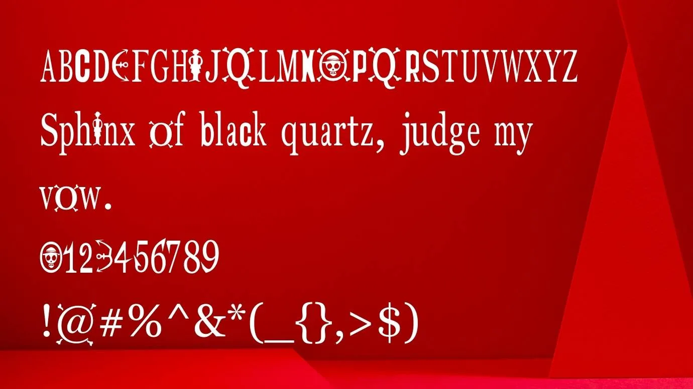 One Piece Font 