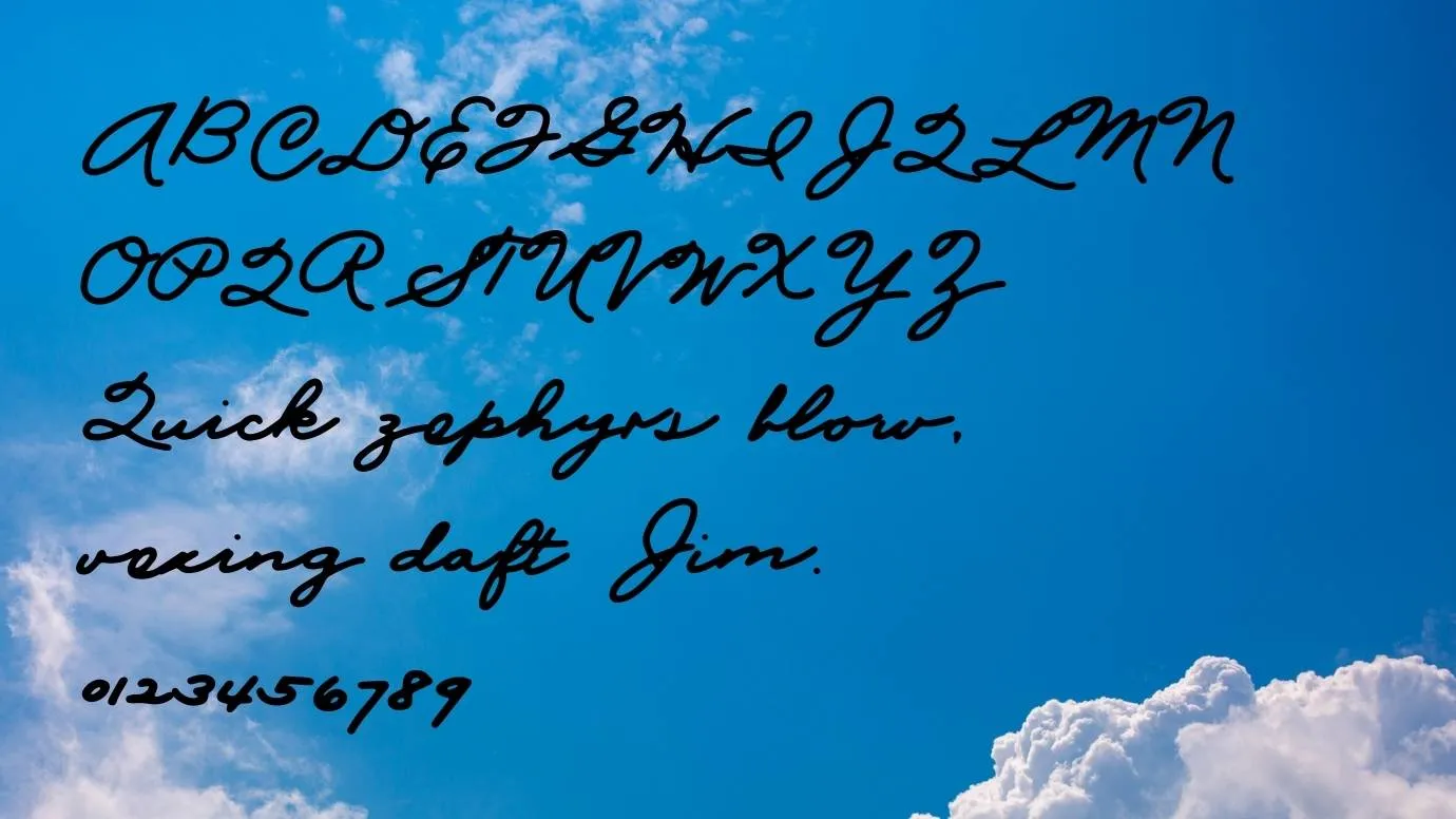 Palmer Script Font