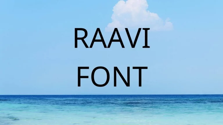 Raavi Font