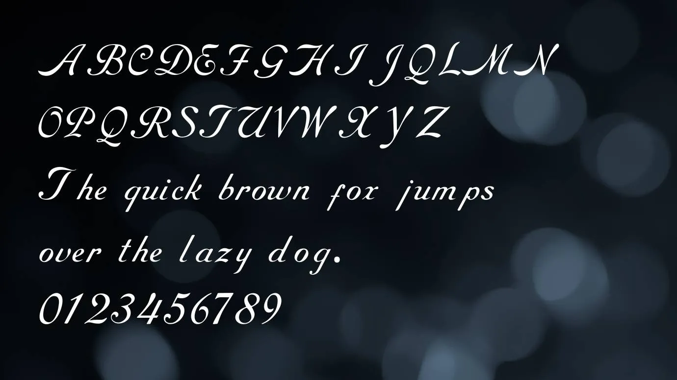 Roundhand font