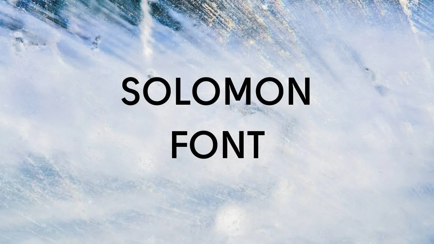 Solomon Font