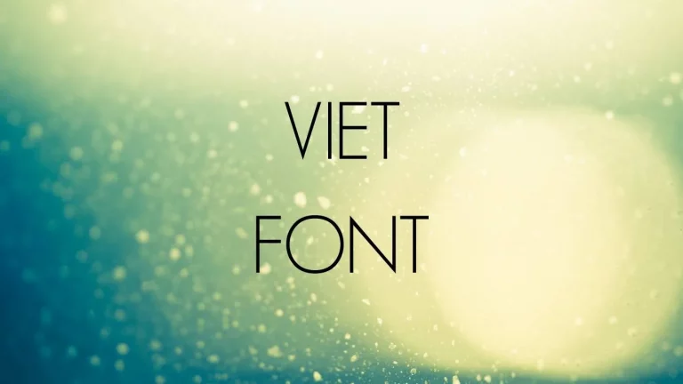 Viet Font