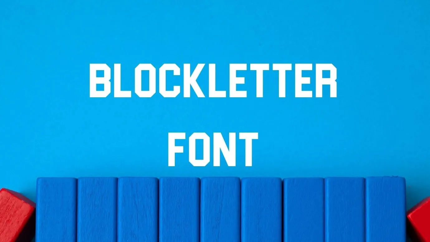 Blockletter Font