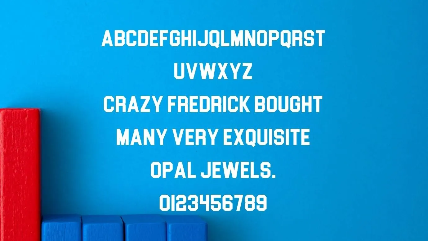 Blockletter Font