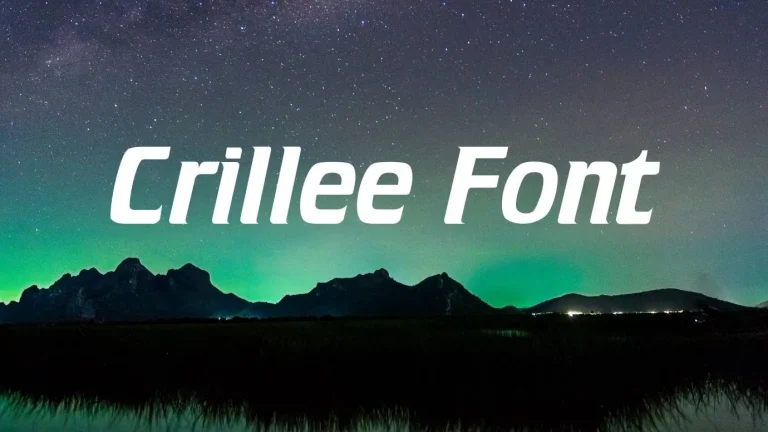 Crillee Font