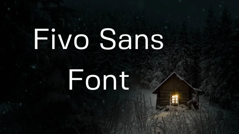 Fivo Sans Font
