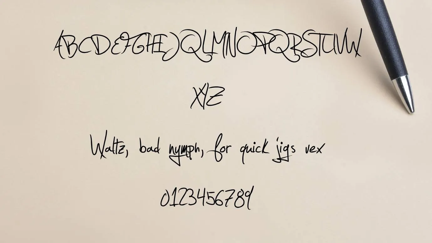 Jellyka Estrya's Handwriting Font