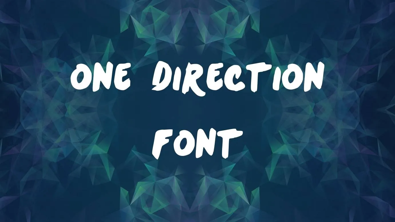 One Direction Font