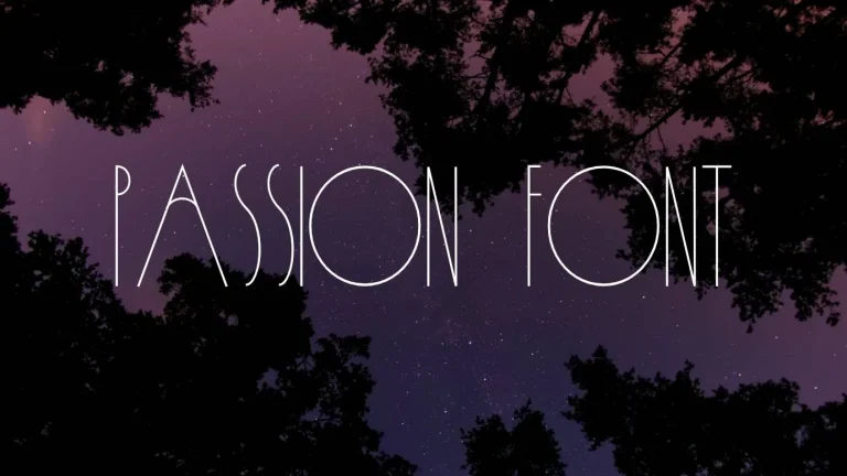 Passion Font