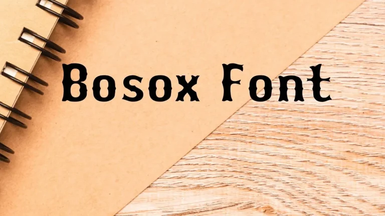 Bosox Font