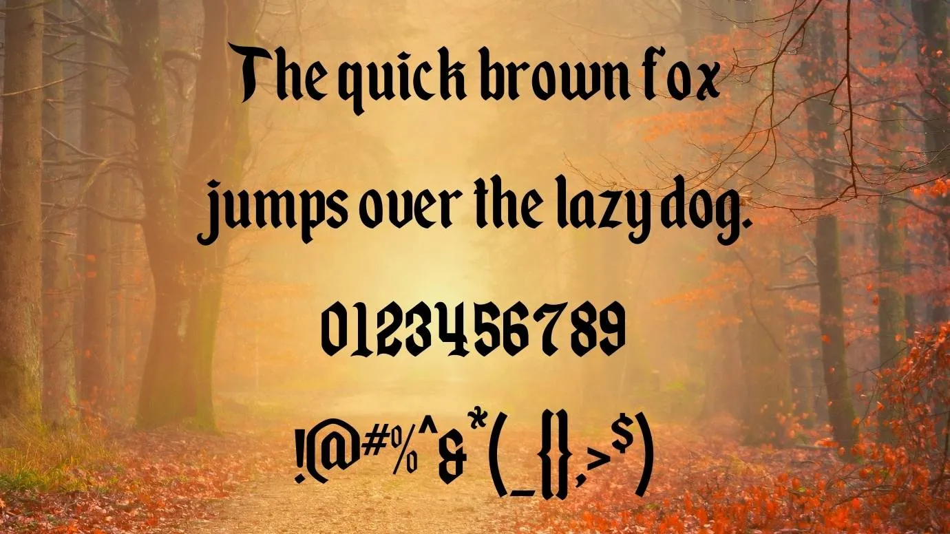 Enchanted Forest Font