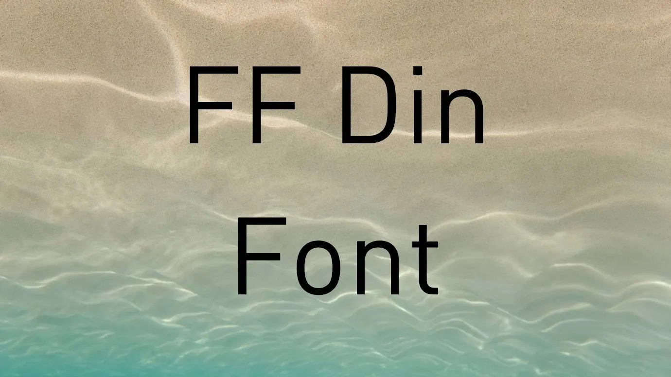 FF Din font