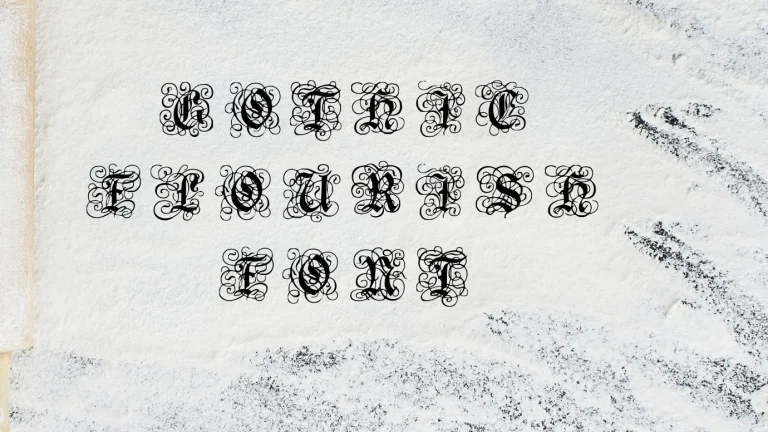 Gothic Flourish Font