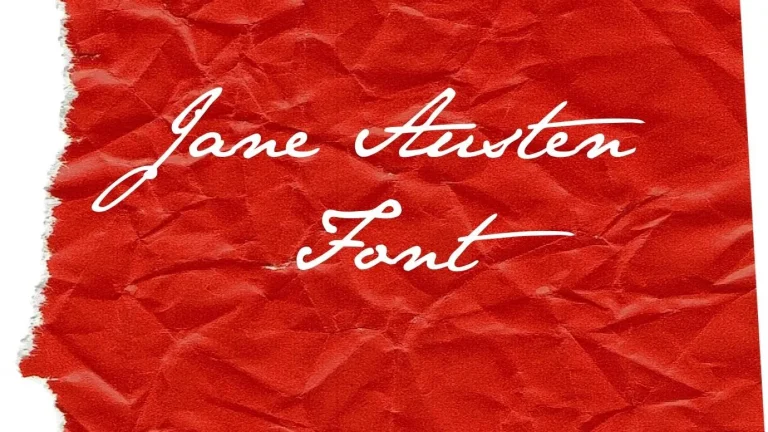 Jane Austen Font