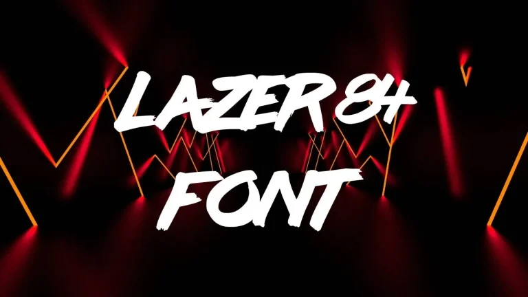Lazer 84 Font