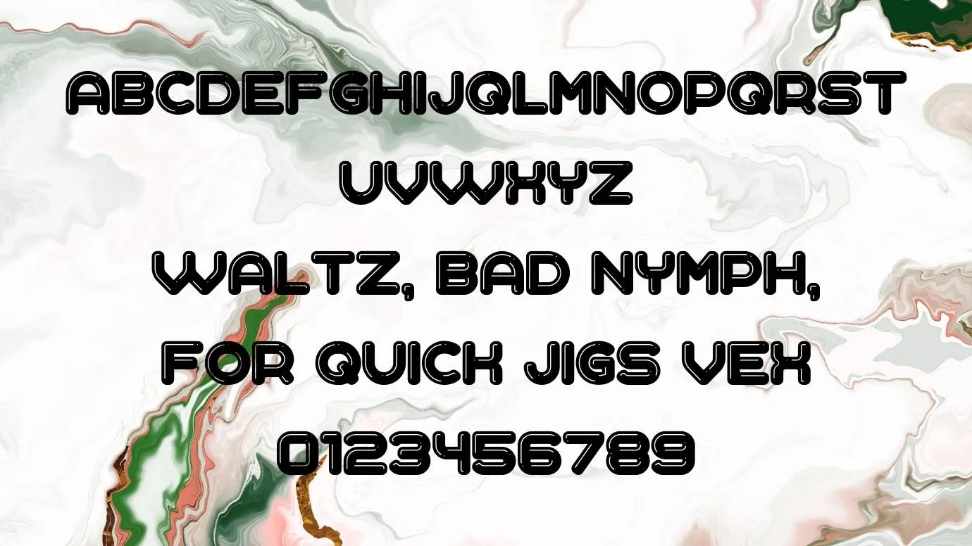 Liquid Typeface Font