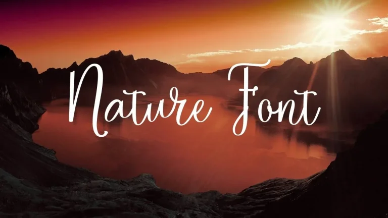 Nature Font