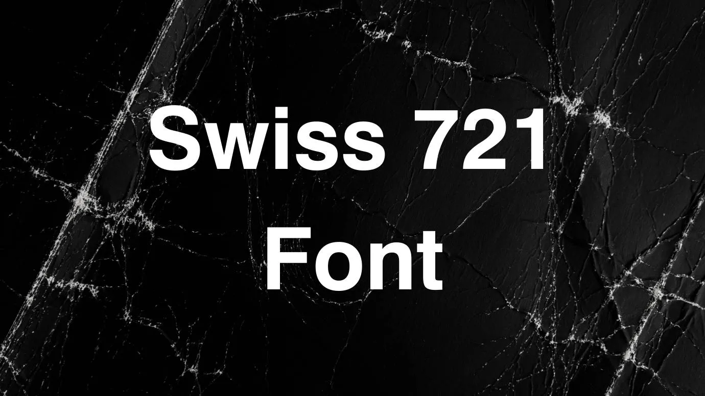 Swiss 721 Font