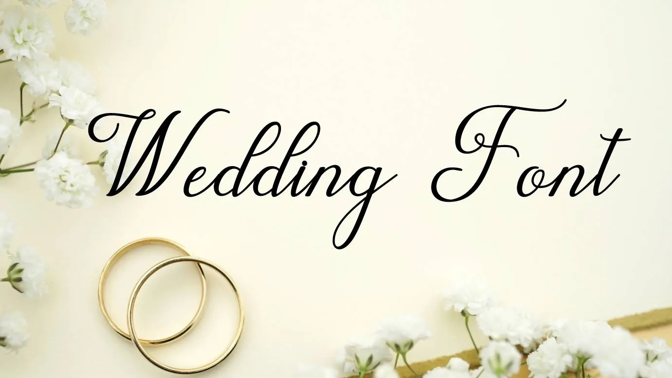 Wedding Font