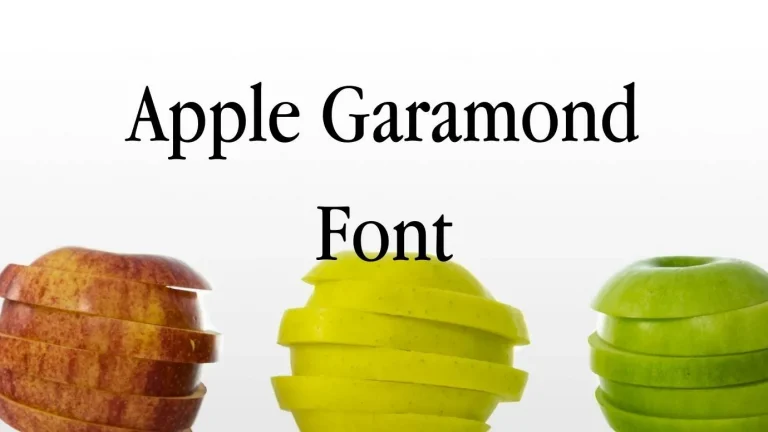 Apple Garamond Font