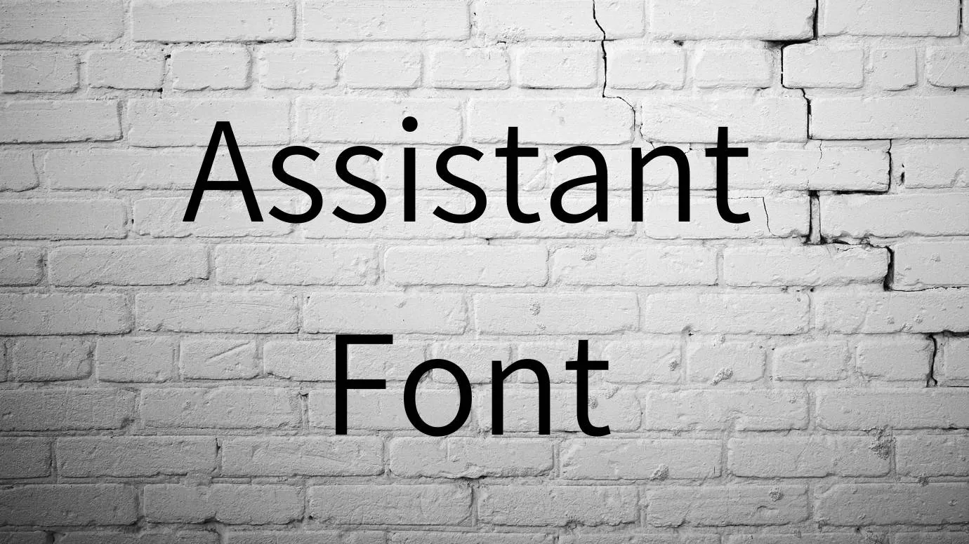 Assistant Font