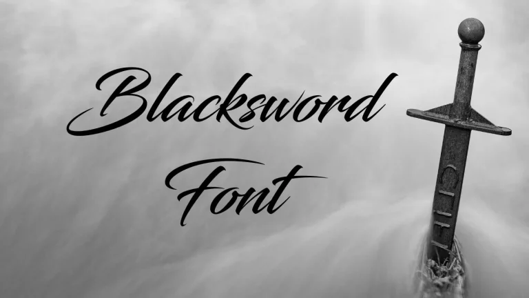 Blacksword Font