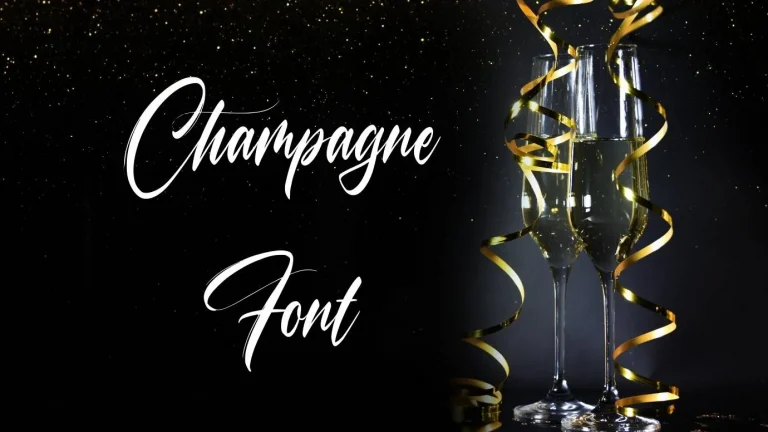 Champagne Font