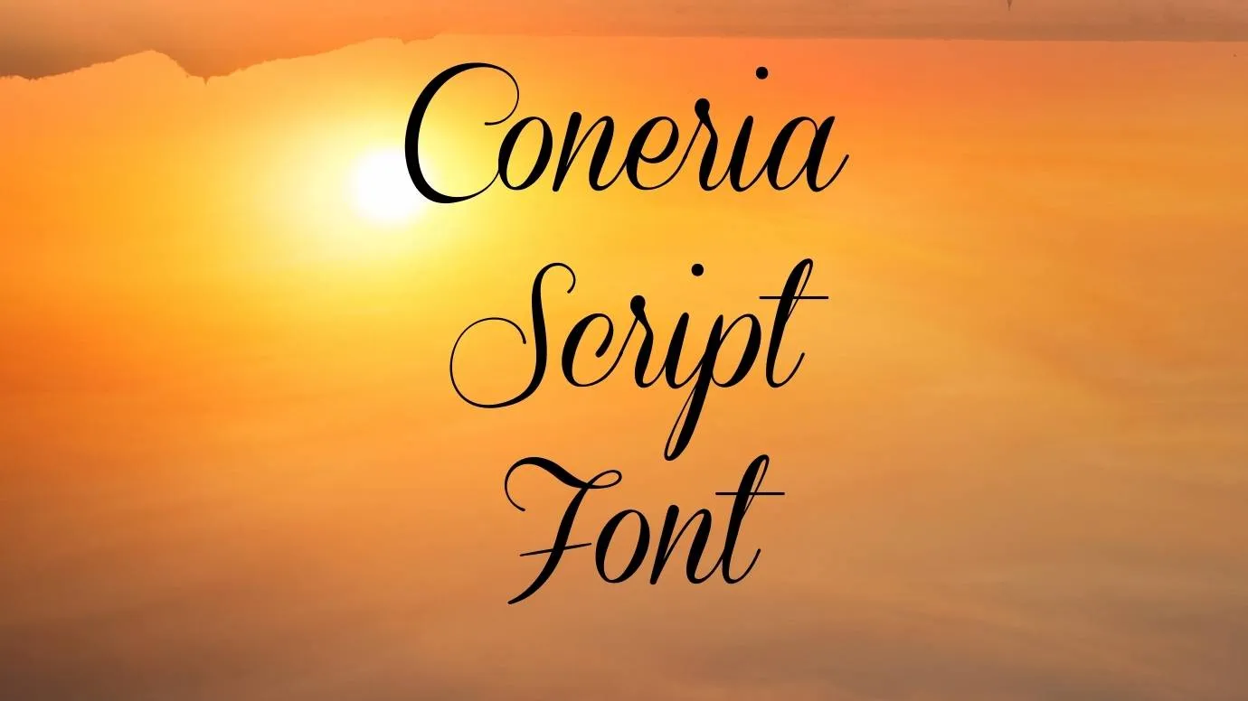 Coneria Script Font