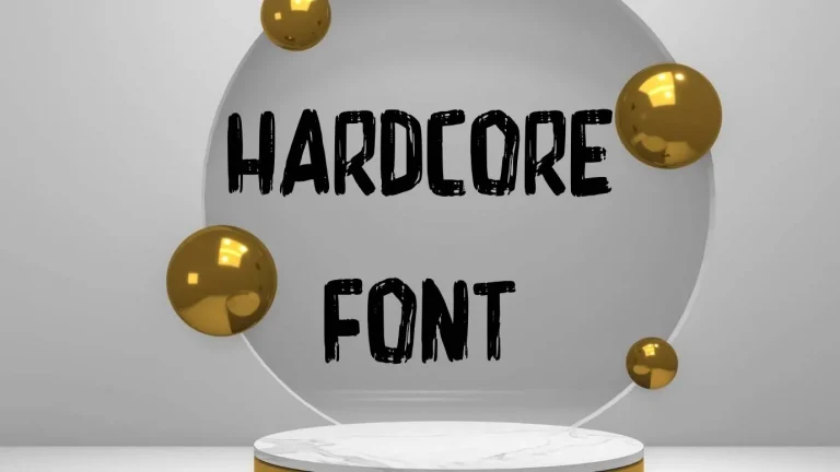 Hardcore Font