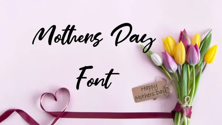 Mothers Day Font