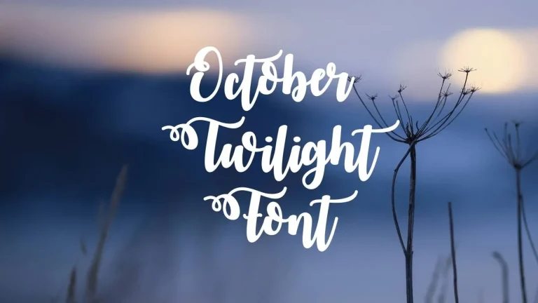 October Twilight Font
