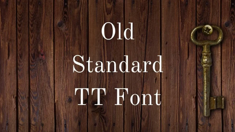 Old Standard TT Font