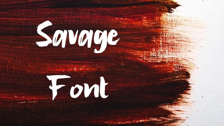 Savage Font