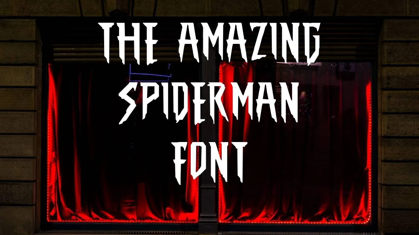 The Amazing Spider-Man Font