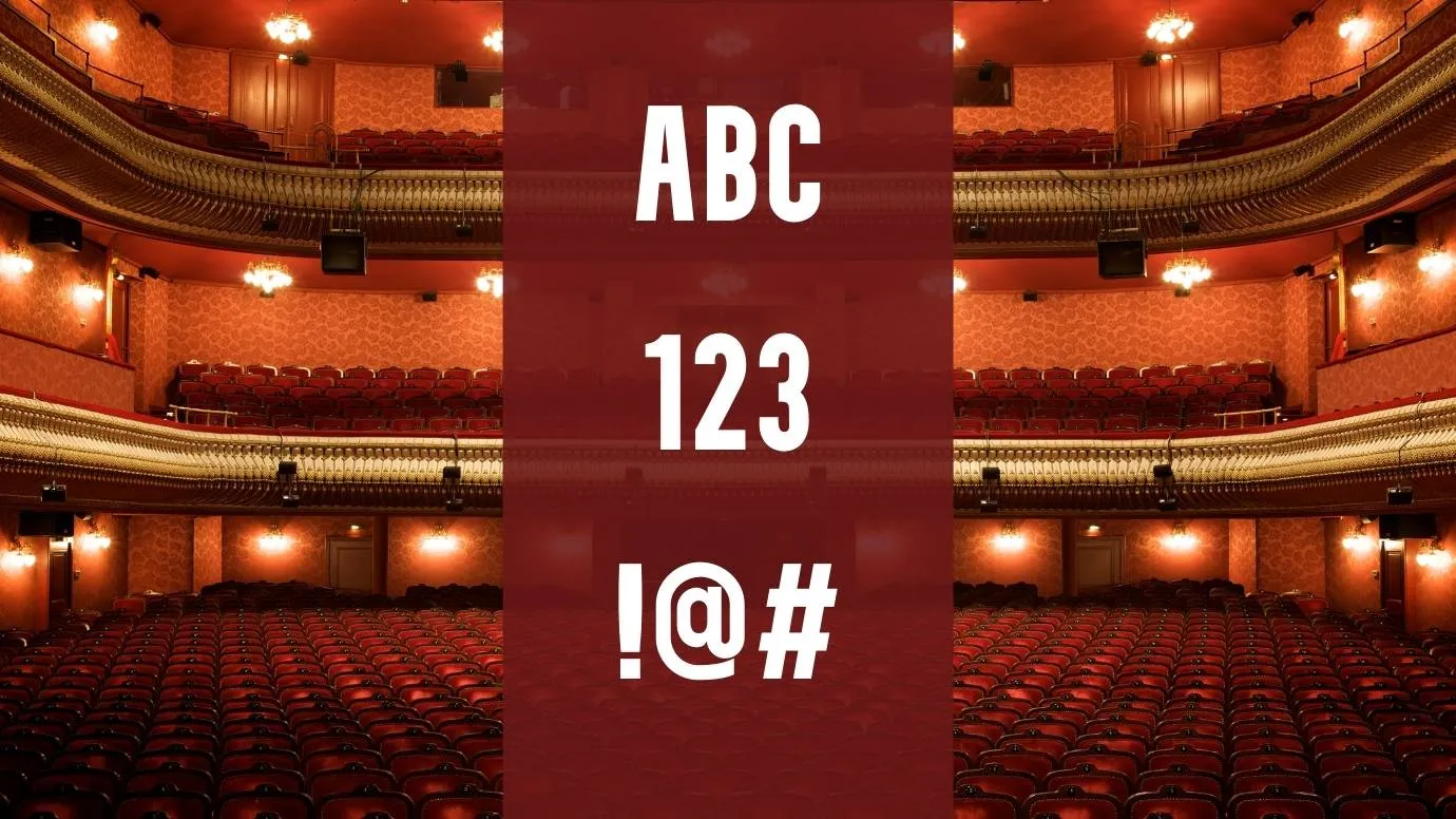 Theater Font
