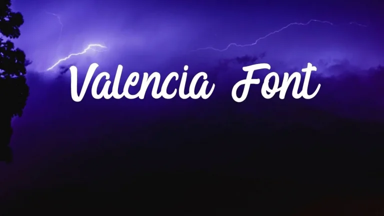 Valencia font