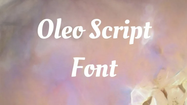 Oleo Script Font